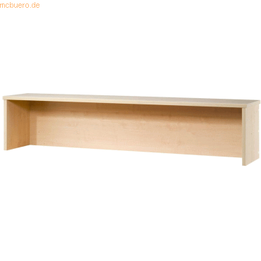 mcbuero.de Thekenaufsatz für Schreibtisch 1600x800mm Ahorn von mcbuero.de