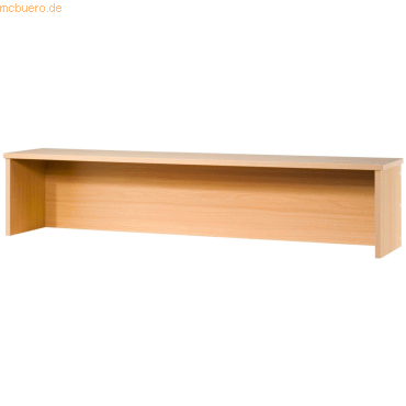 mcbuero.de Thekenaufsatz für Schreibtisch 1600x800mm Buche von mcbuero.de
