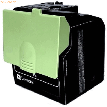 mcbuero.de Toner Cartridge kompatibel mit Lexmark 75C2XK0 schwarz von mcbuero.de