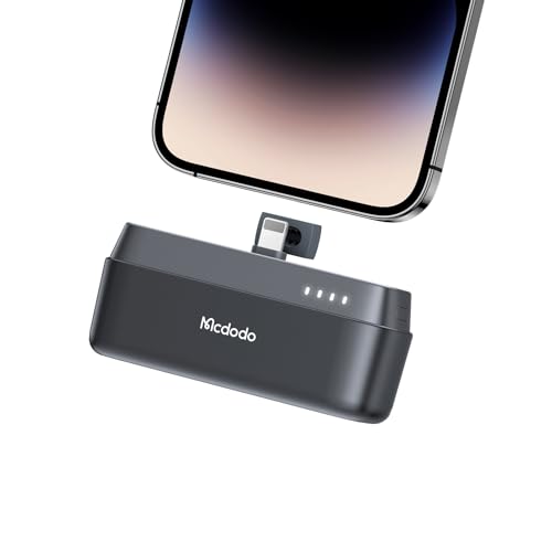 20W Mini Power Bank für iPhone 5000mAh, PD 3.0A Schnellladung Tragbares Powerbank, Klein Handy Externer Akkupack Kompatibel mit iPhone 14/14 Pro Max/13/13 Pro Max/12/12 Pro/11/XR/X/8/7/6 und mehr von mcdodo