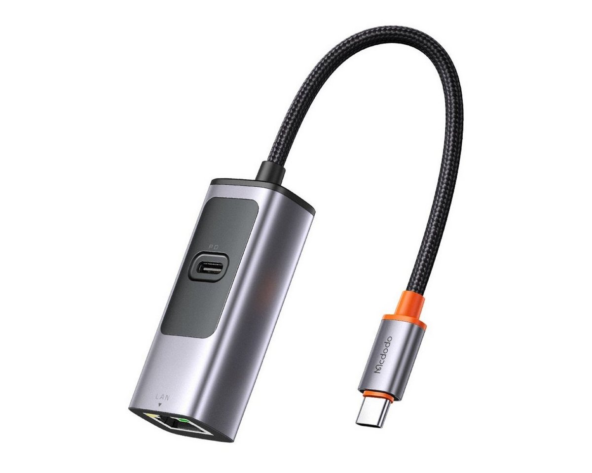 mcdodo 2 in 1 100W PD + LAN Port USB Type C USB Hub USB-C auf RJ-45 Smartphone-Adapter mcdodo 2 in 1 100W PD + LAN Port USB Type C USB Hub USB-C auf RJ-45 Smartphone-Adapter von mcdodo