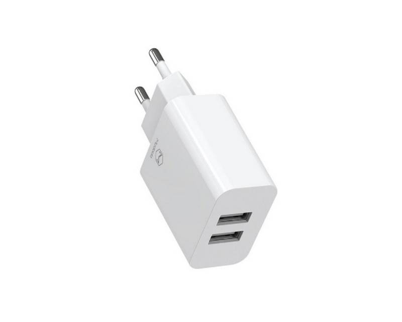 mcdodo 2.4A Dual-USB-Ladegerät (EU) Lightning 1m Reiseset Smartphone-Ladegerät von mcdodo
