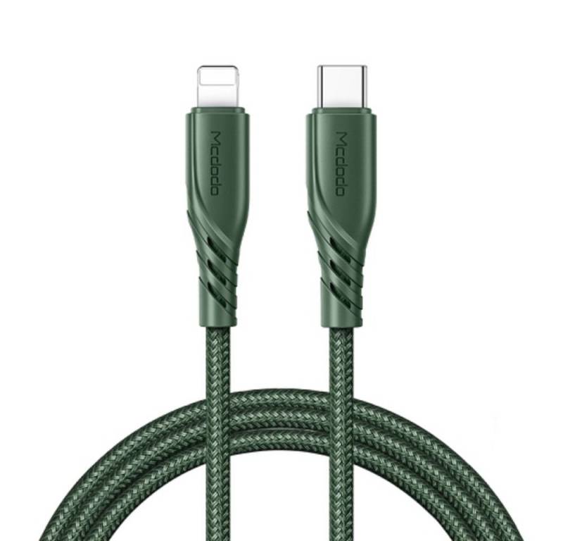 mcdodo 20W Handy-Ladekabel PD Typ-C auf iPhone Anschluss Ladegerät grün Smartphone-Kabel von mcdodo