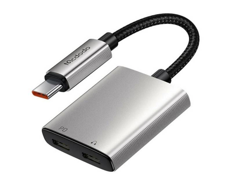 mcdodo 2in1 Audio-Adapter USB-C auf 2x USB-C Ladeadapter Audioadapter USB-Adapter von mcdodo
