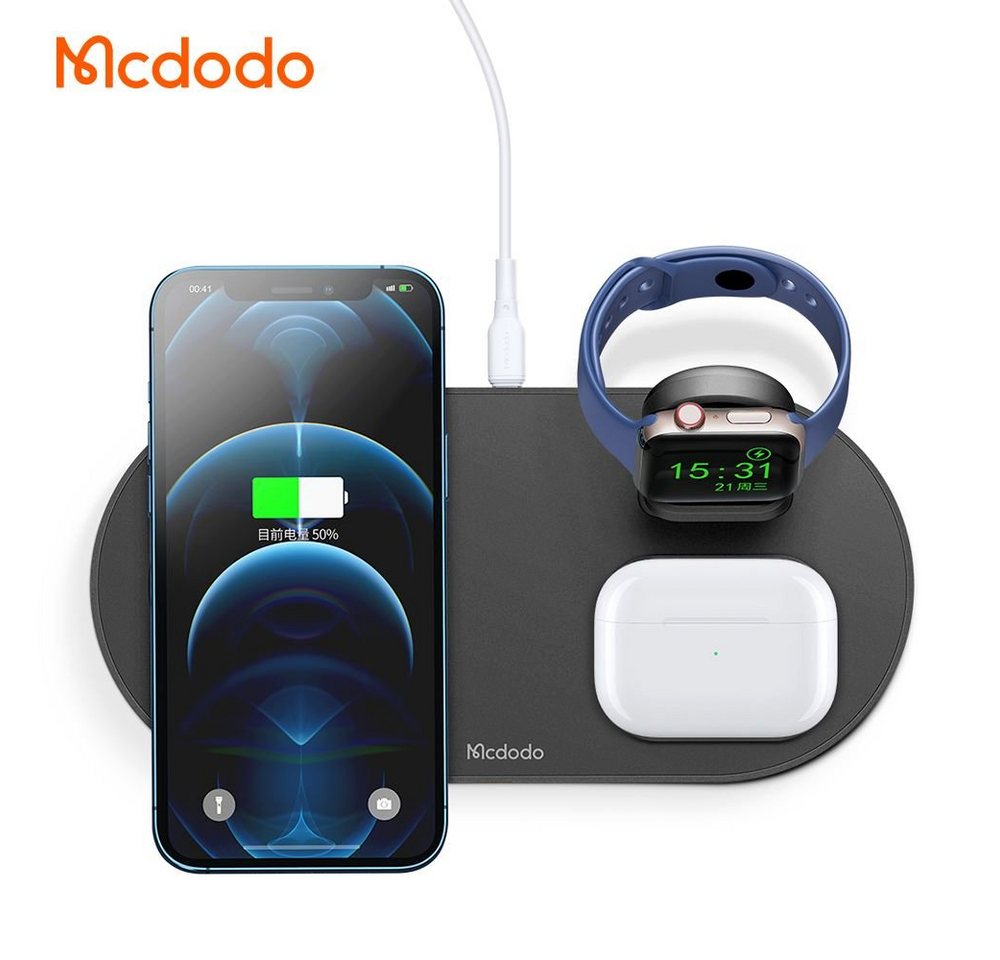 mcdodo 3in1 Magnetisch Qi Wireless Charger Ladestation kompatibel Wireless Charger von mcdodo