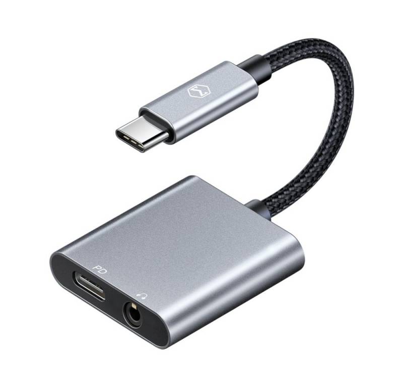 mcdodo Adapter USB-C - 3,5mm jack Aux Mini Buchse Anschluss + Typ-C Adapter von mcdodo