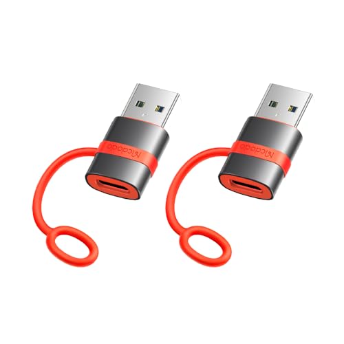 McDodo USB-C auf USB 3.0 Adapter - 2 Stück OTG Stecker auf Buchse - Kompatibel mit iPhone 15 Pro Max, MacBook Pro Air, iPad, Samsung Galaxy, iMac, Surface und Mehr von mcdodo