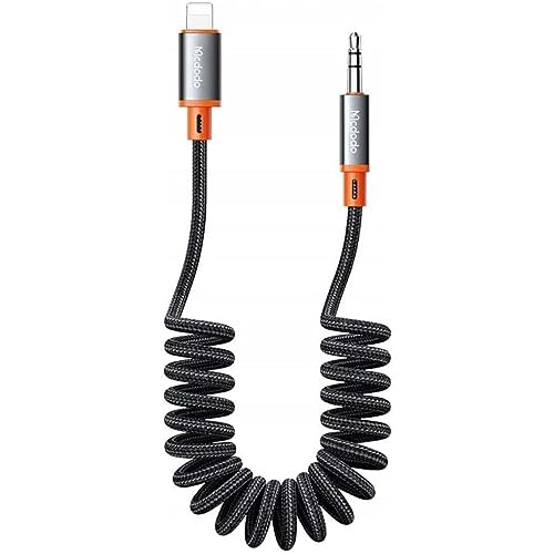 Mcdodo CA-0890 Lightning auf 3,5 mm AUX-Miniklinkenkabel, 1,8 m (schwarz) von mcdodo