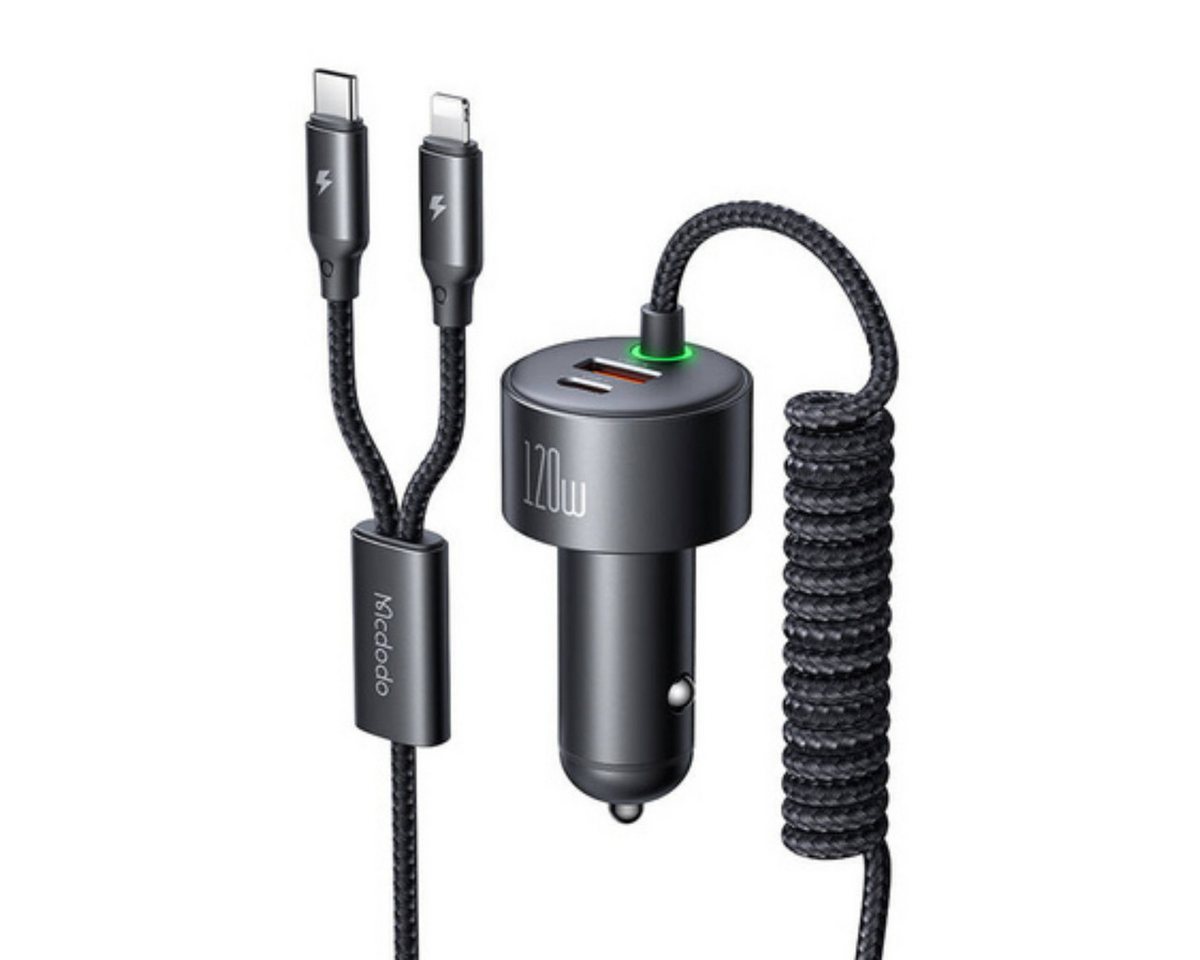 mcdodo CC-0370 Autoladegerät, USB-C, für iPhone, 120W, einziehbare Kabel Autoladekabel mcdodo CC-0370 Autoladegerät, USB-C, für iPhone, 120W, einziehbare Kabel Autoladekabel von mcdodo