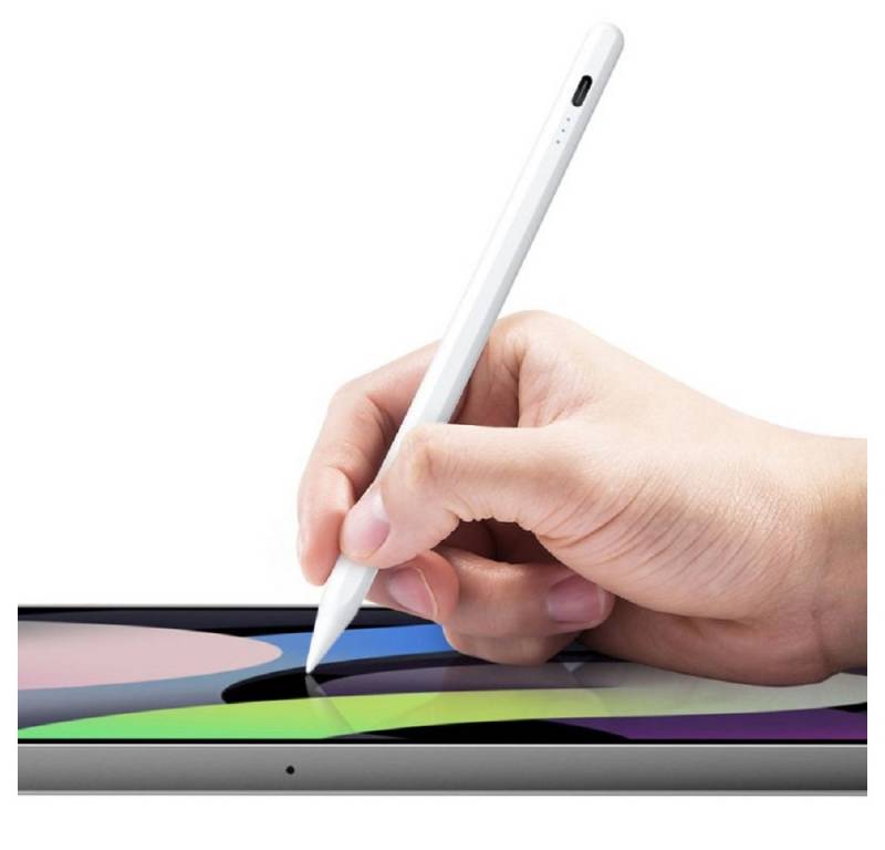mcdodo Eingabestift Fine Tip Touch Pen Stift für iPad Pro, iPad Mini, iPad Air Weiß von mcdodo