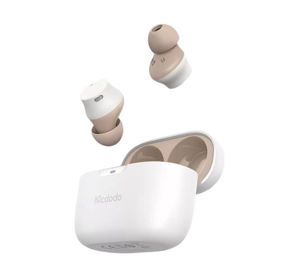 mcdodo HP-8020 Bluetooth mit Umgebungsgeräuschunterdrückung TWS Headset weiß wireless In-Ear-Kopfhörer mcdodo HP-8020 Bluetooth mit Umgebungsgeräuschunterdrückung TWS Headset weiß wireless In-Ear-Kopfhörer von mcdodo