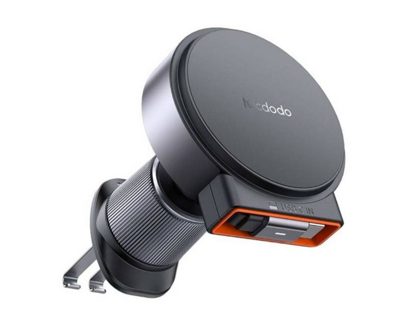 mcdodo Handy-Halterung 15W Wireless Charger Auto Handy-Halterung, (1-tlg., Autoladegerät mit einziehbarem USB-C-Kabel) von mcdodo