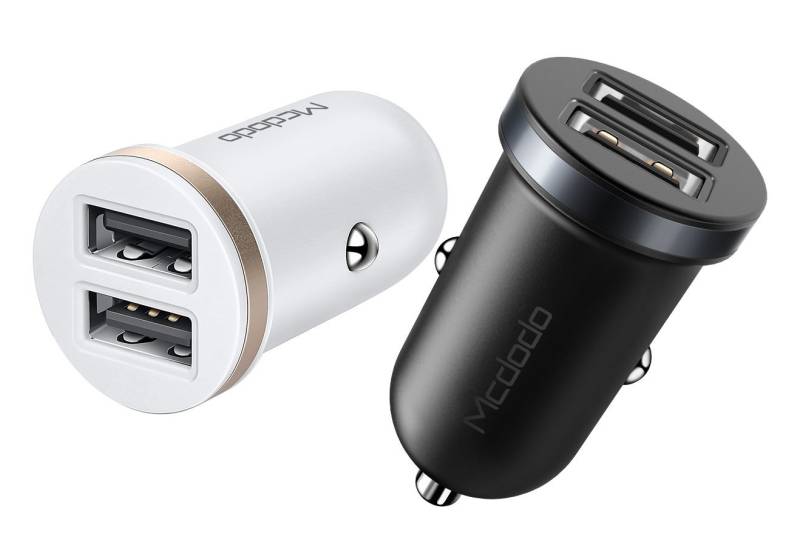 mcdodo KFZ Ladegerät Autoladegerät Zigarettenanzünder 2X USB 2,4A KFZ Adapter von mcdodo