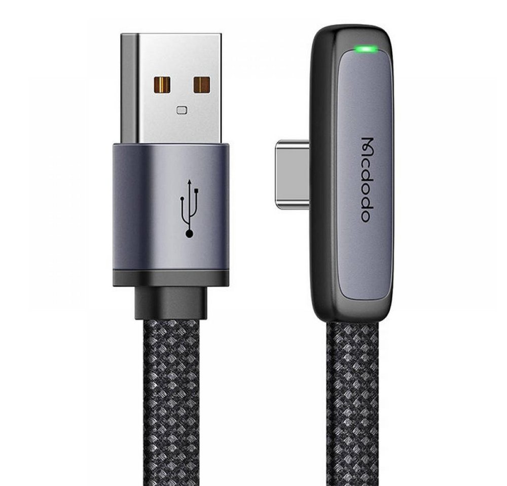 mcdodo Mcdodo CA-3341, gewinkeltes USB-A - USB-C Kabel, LED-Anzeige, 100W, USB-Kabel, (180 cm) mcdodo Mcdodo CA-3341, gewinkeltes USB-A - USB-C Kabel, LED-Anzeige, 100W, USB-Kabel, (180 cm) von mcdodo