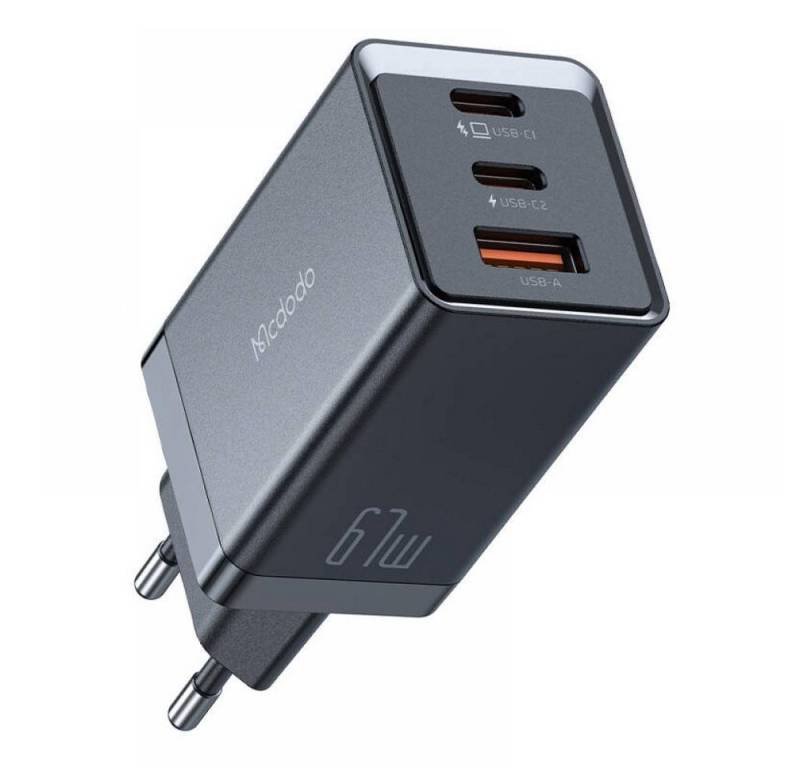 mcdodo Mcdodo CH-1541, GaN Wall Charger / Ladegerät, 2x USB-C + USB-A, 67W, USB-Ladegerät von mcdodo