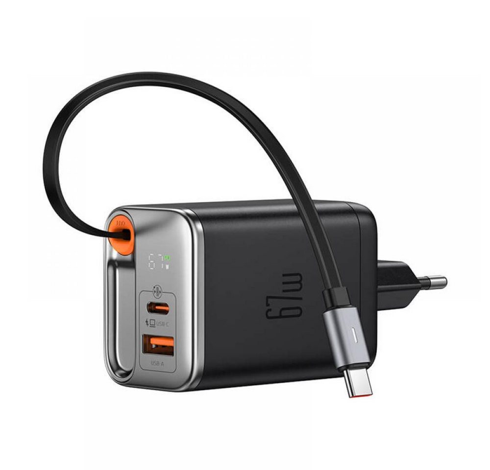 mcdodo Mcdodo CH-4100, Ladegerät, 65cm ausziehbares USB-C Kabel + USB-C + USB-Ladegerät mcdodo Mcdodo CH-4100, Ladegerät, 65cm ausziehbares USB-C Kabel + USB-C + USB-Ladegerät von mcdodo