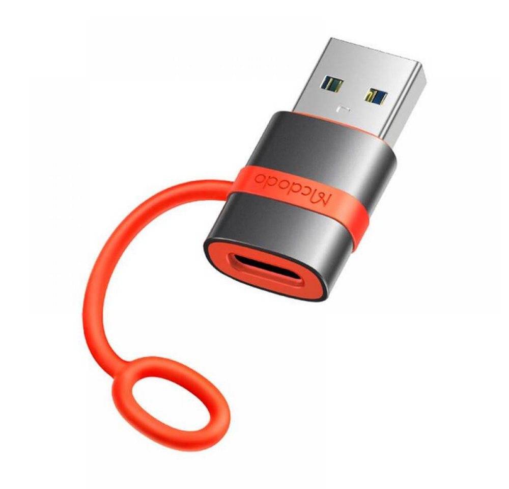 mcdodo Mcdodo OT-3800, USB 3.0 Adapter, C-Buchse - A-Stecker, Metall mit USB-Kabel mcdodo Mcdodo OT-3800, USB 3.0 Adapter, C-Buchse - A-Stecker, Metall mit USB-Kabel von mcdodo