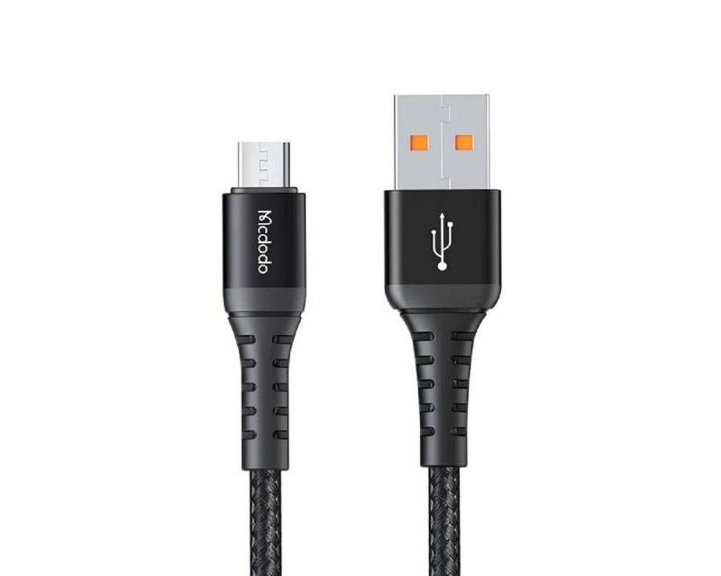 mcdodo Schnell-Ladekabel 3A Micro-USB Kabel 1m schwarz Smartphone-Kabel von mcdodo