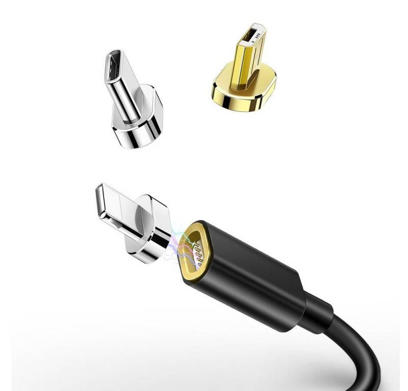 mcdodo USB (Lightning, Micro-USB, Typ-C) Ladekabel Magnetisch FastCharge USB-Kabel von mcdodo