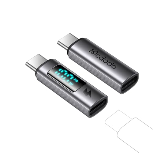 mcdodo USB C Adapter 100W Adapter iPhone USB C mit LED Display Schnellladung und Datenübertragung kompatibel mit iPhone15/15 Pro/15 Pro Galaxy S23/S22 von mcdodo