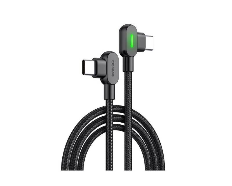 mcdodo USB-C auf USB-C Schnell-Ladekabel 60W Kabel, 2m Schwarz Smartphone-Kabel von mcdodo