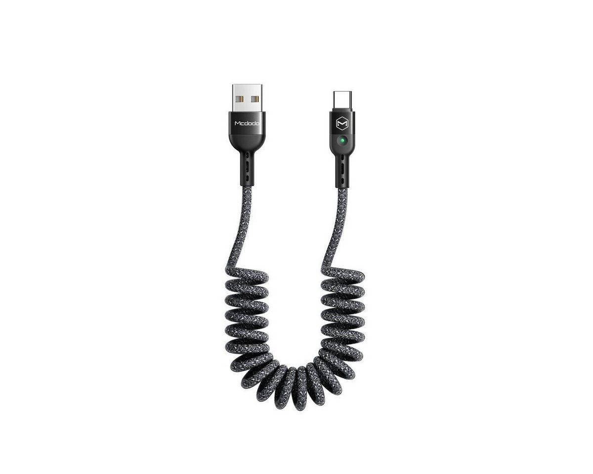 mcdodo USB-Federkabel auf USB-C 2A Quick Charge 4.0 Ladekabel 1.8m Smartphone-Ladegerät mcdodo USB-Federkabel auf USB-C 2A Quick Charge 4.0 Ladekabel 1.8m Smartphone-Ladegerät von mcdodo