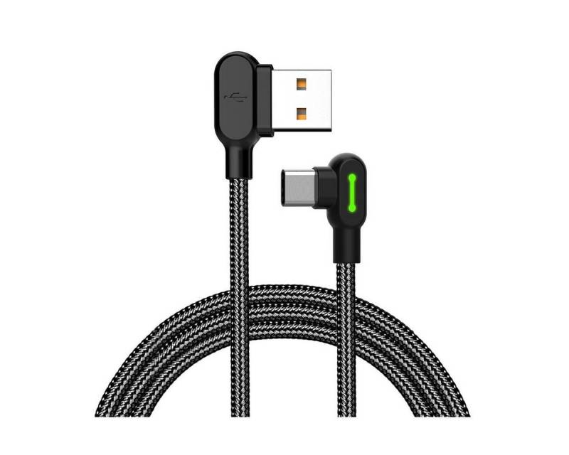 mcdodo USB-auf-USB-C-Kabel 3A Schnell-Ladekabel LED, 1,8m Smartphone-Ladegerät von mcdodo