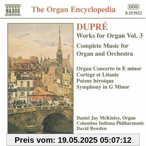 Orgelwerke Vol. 3 (Werke für Orgel und Orchester) von mckinley