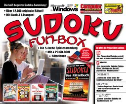 Sudoku Fun-Box 4 CD-Rom's & Rätselbuch von media Verlagsgesellschaft