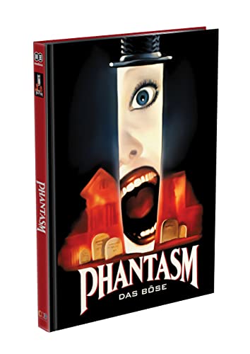 DAS BÖSE 1 – PHANTASM - 3-Disc Mediabook Cover A (Blu-ray + DVD + Bonus-DVD) Limited 500 Edition - Uncut von mediacs