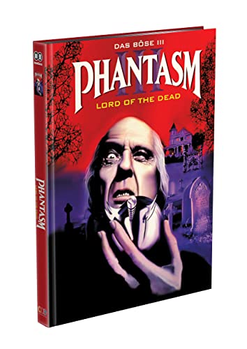 DAS BÖSE 3 – Lord of the Dead – PHANTASM 3 - 3-Disc Mediabook Cover A (Blu-ray + DVD + Bonus-DVD) Limited 500 Edition - Uncut von mediacs