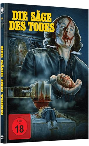 Die Säge des Todes 2-Disc wattiertes Mediabook Cover F limited 99 UNCUT (Blu-ray + DVD) F von mediacs