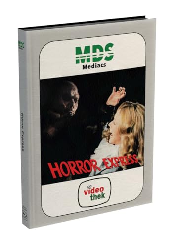 HORROR EXPRESS - 2-Disc wattiertes Mediabook Cover A (Blu-ray + DVD) Limited 222 Edition von mediacs