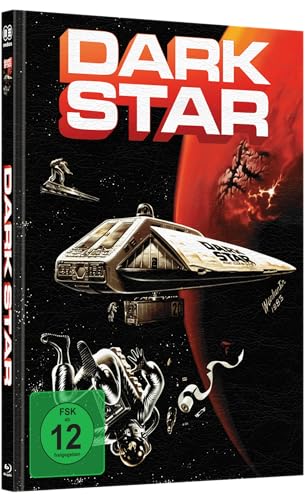 John Carpenter´s DARK STAR 3-DISC wattiertes Mediabook Cover C limited 99 UNCUT (Blu-ray + Bonus Blu-ray + DVD) C von mediacs