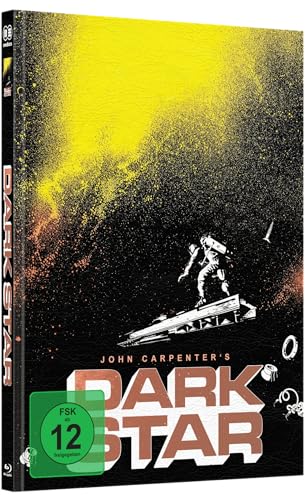 John Carpenter´s DARK STAR 3-DISC wattiertes Mediabook Cover D limited 99 UNCUT (Blu-ray + Bonus Blu-ray + DVD) D von mediacs