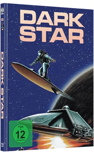 John Carpenter´s DARK STAR 3-DISC wattiertes Mediabook Cover G limited 99 UNCUT (Blu-ray + Bonus Blu-ray + DVD) G von mediacs