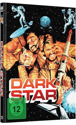 John Carpenter´s DARK STAR 3-DISC wattiertes Mediabook Cover M limited 99 UNCUT (Blu-ray + Bonus Blu-ray + DVD) M von mediacs