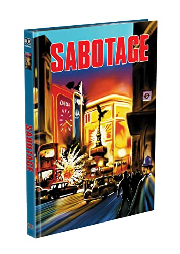 SABOTAGE - Alfred Hitchcock - 2-Disc Mediabook Cover B (Blu-ray + DVD) Limited 250 Edition von mediacs