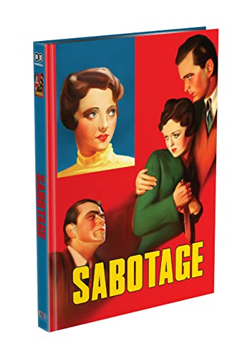 SABOTAGE - Alfred Hitchcock - 2-Disc Mediabook Cover C (Blu-ray + DVD) Limited 250 Edition von mediacs