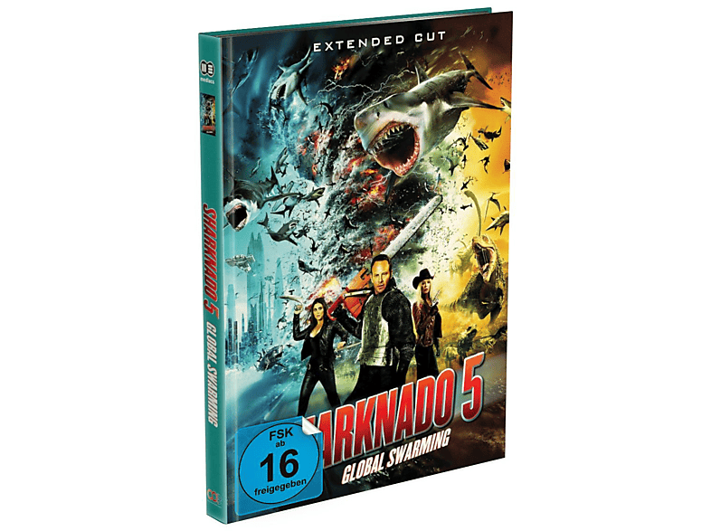 SHARKNADO 5 - Global Swarming 2-Disc Mediabook Blu-ray + DVD von mediacs