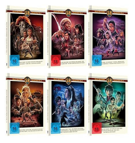 SHAW BROTHERS COLLECTION 1-6 SET - 30-Disc BD in 6 Mediabooks limitiert auf 22 Stück [Blu-ray] von mediacs
