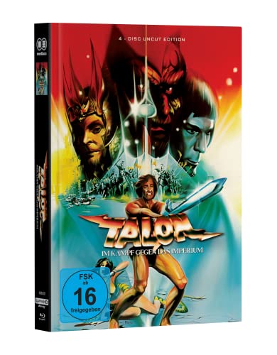 TALON IM KAMPF GEGEN DAS IMPERIUM (The Sword and the Sorcerer) 4-Disc wattiertes Mediabook Cover A (1 x 4K UHD + 2 x Blu-ray + 1 x DVD) Uncut A von mediacs