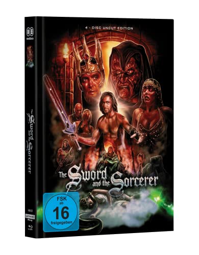 TALON IM KAMPF GEGEN DAS IMPERIUM (The Sword and the Sorcerer) 4-Disc wattiertes Mediabook Cover B (1 x 4K UHD + 2 x Blu-ray + 1 x DVD) Uncut B von mediacs