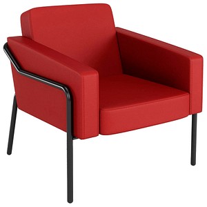 medso powered by PAPERFLOW Sessel MEDSO L rot schwarz Kunstleder medso powered by PAPERFLOW Sessel MEDSO L rot schwarz Kunstleder von medso powered by PAPERFLOW