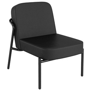 medso powered by PAPERFLOW Sessel MEDSO S Rund schwarz Kunstleder von medso powered by PAPERFLOW