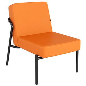 medso powered by PAPERFLOW Sessel MEDSO S orange schwarz Kunstleder von medso powered by PAPERFLOW