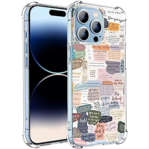 Bibelvers iPhone 14 Pro Max Hülle, christliche Jesus Positivität Zitate Hülle für Mädchen Mann Frauen, einzigartige trendige weiche TPU-Hülle, kompatibel mit iPhone 14 Pro Max Bibelvers iPhone 14 Pro Max Hülle, christliche Jesus Positivität Zitate Hülle für Mädchen Mann Frauen, einzigartige trendige weiche TPU-Hülle, kompatibel mit iPhone 14 Pro Max von mehidpur