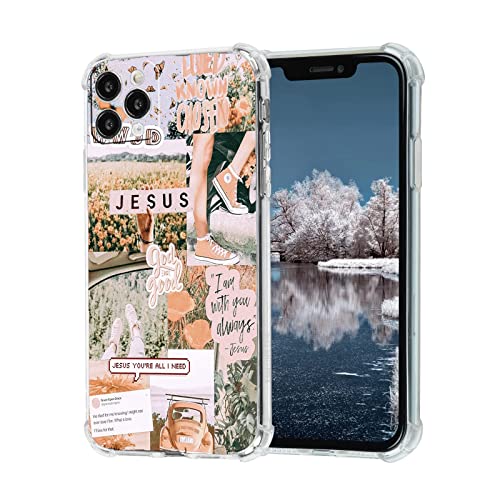 Christian Aesthetic Collage Case for iPhone 11 Pro, Christian Faith Positivity Motivational Jesus Graphic Case for Women Men, Unique Trendy Soft TPU iPhone 11 Pro Case Cover Christian Aesthetic Collage Case for iPhone 11 Pro, Christian Faith Positivity Motivational Jesus Graphic Case for Women Men, Unique Trendy Soft TPU iPhone 11 Pro Case Cover von mehidpur