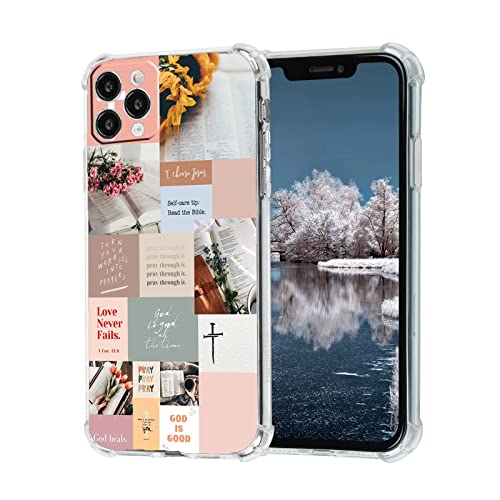 Christliche BibelCollage Hülle für iPhone 11 Pro Max, Jesus Christliche Positivität Motivierende Zitate Schutzhülle für Teenager und Frauen, weiche TPUStoßfängerHülle, kompatibel mit iPhone 11 Pro Christliche BibelCollage Hülle für iPhone 11 Pro Max, Jesus Christliche Positivität Motivierende Zitate Schutzhülle für Teenager und Frauen, weiche TPUStoßfängerHülle, kompatibel mit iPhone 11 Pro von mehidpur