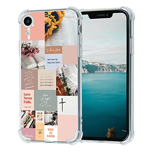 Christlicher Bibelvers Hülle für iPhone XR, Jesus Christliche Positivität Motivierende Zitate Schutzhülle für Teenager und Frauen, weiche TPU-Stoßschutzhülle, kompatibel mit iPhone XR Christlicher Bibelvers Hülle für iPhone XR, Jesus Christliche Positivität Motivierende Zitate Schutzhülle für Teenager und Frauen, weiche TPU-Stoßschutzhülle, kompatibel mit iPhone XR von mehidpur